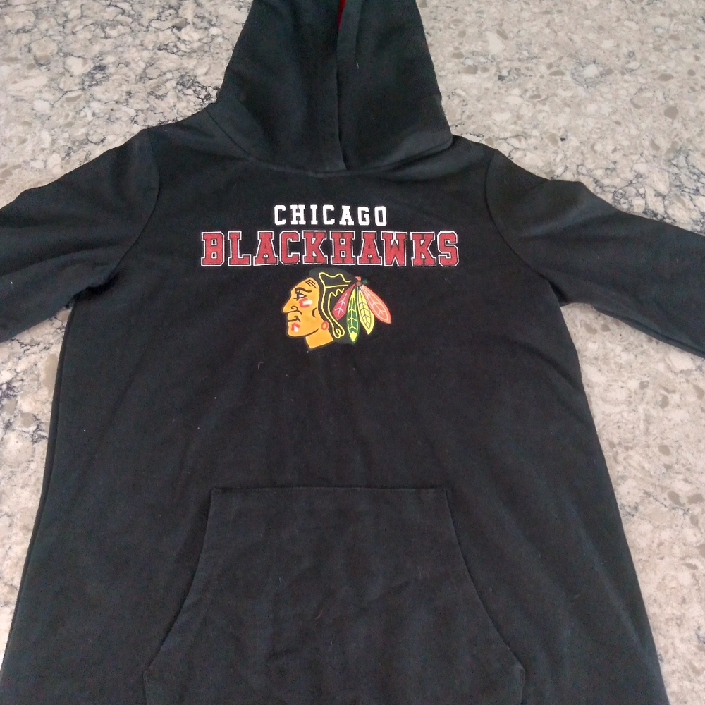 Chicago Blackhawks Girls Size Large Sweatshirt Hoodie